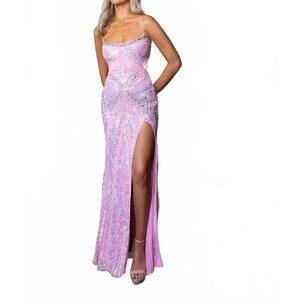 NEW RACHEL ALLAN women's prom dress in pink
